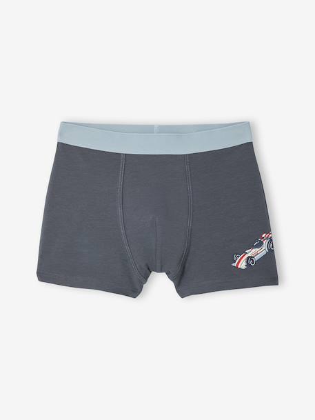 Pack of 5 F1 car boxers anthracite - vertbaudet enfant 