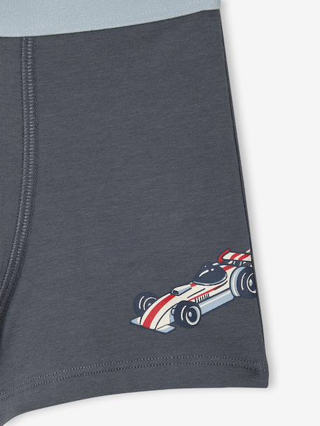 Pack of 5 F1 car boxers anthracite - vertbaudet enfant 