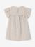 Robe fille en gaze de coton imprimée beige+beige imprimé+rose+rose pâle+vanille - vertbaudet enfant 