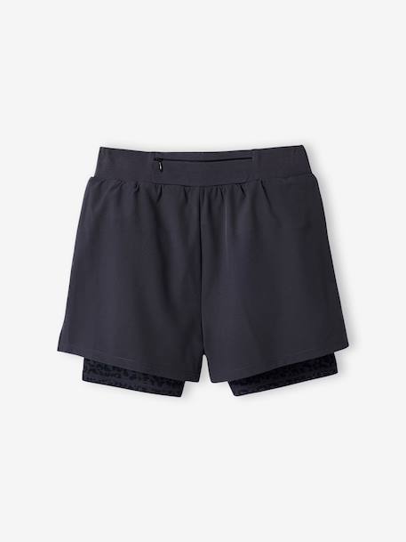 Girl's sports shorts black - vertbaudet enfant 