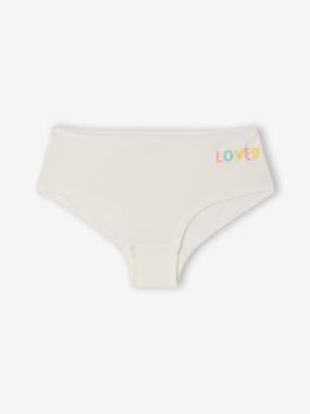 Fille-Lot 7 shorties basics