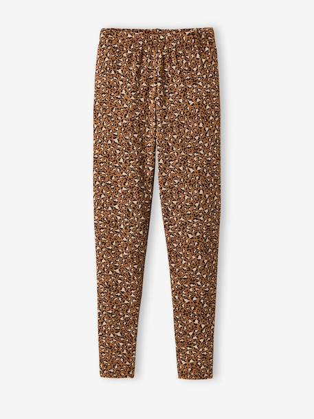 Legging long imprimé marron - vertbaudet enfant 