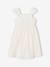 Girls’ Cotton Broderie Anglaise Dress white - vertbaudet enfant 