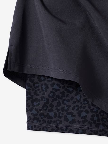 Girl's sports shorts black - vertbaudet enfant 