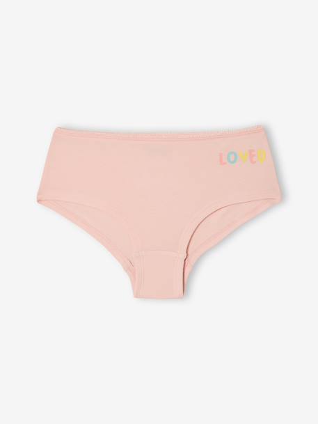Pack of 7 basic shorties rose - vertbaudet enfant 