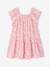 Smocked Dress with Floral Print rosy+vanilla - vertbaudet enfant 