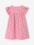 Cotton Gauze Dress with Embroidered Flowers, for Girls coral+old rose+pale blue+pastel yellow+sage green+vanilla - vertbaudet enfant 