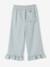 Girl's wide bermuda shorts with frills sage green - vertbaudet enfant 