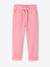 Fluid Paperbag-Style Trousers for Girls coral+khaki+rose - vertbaudet enfant 