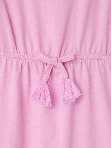 Girls' dress with English embroidery details coral+lilac+mauve+pale blue+sage green - vertbaudet enfant 