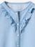 Girl's denim cotton shirt stone - vertbaudet enfant 