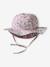 Floral print cotton baby bucket hat ecru - vertbaudet enfant 