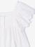 Cotton muslin ruffled blouse ecru - vertbaudet enfant 