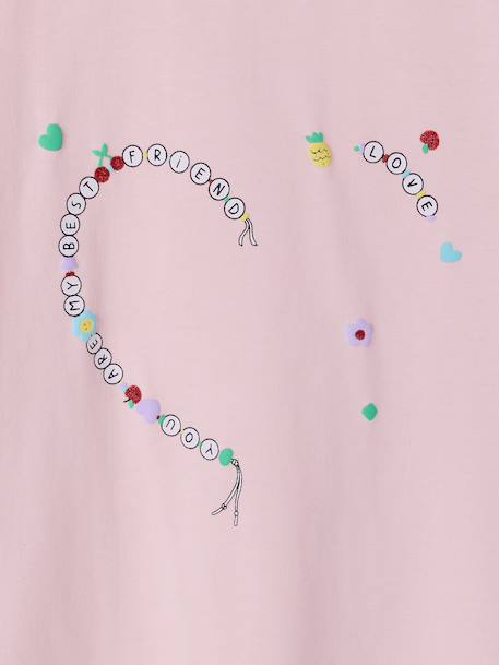 Lot T-shirt et bracelets meilleures amies lilas - vertbaudet enfant 