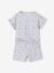 Pack of 2 girls' short-sleeved cotton pyjama shorts ecru - vertbaudet enfant 