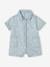 Girl's denim playsuit bleached denim - vertbaudet enfant 