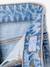 Jean fille large morphologik tour de hanches fin bleu clair+bleu foncé+bleu moyen - vertbaudet enfant 