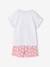 Girls' Lilo & Stitch cotton pyjama shorts sweet pink - vertbaudet enfant 