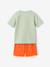Pack of 2 dinosaur playsuit pyjamas for boys sage green - vertbaudet enfant 