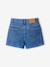 Children's denim cotton shorts denim grey+medium blue - vertbaudet enfant 