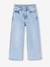 Wide-Leg MorphologiK Jeans for Girls, Medium Hip deep blue+light blue+medium blue - vertbaudet enfant 