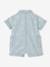 Girl's denim playsuit bleached denim - vertbaudet enfant 