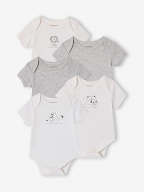 Bébé-Body-Lot 5 bodies bébé manches courtes