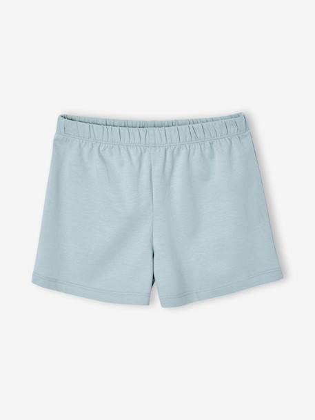 Pack of 2 girls' short-sleeved cotton pyjama shorts ecru - vertbaudet enfant 