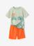 Pack of 2 dinosaur playsuit pyjamas for boys sage green - vertbaudet enfant 