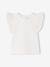 Girls' short-sleeved T-shirt white - vertbaudet enfant 