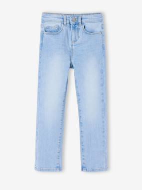 Jean fille slim morphologik tour de hanches fin  - vertbaudet enfant