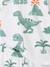Pack of 2 dinosaur playsuit pyjamas for boys sage green - vertbaudet enfant 