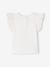 Girls' short-sleeved T-shirt white - vertbaudet enfant 