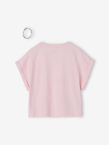 Lot T-shirt et bracelets meilleures amies lilas - vertbaudet enfant 