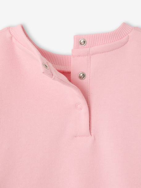Girl's long-sleeved sweatshirt pale pink - vertbaudet enfant 