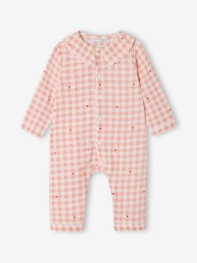 Pyjama bébé col large Capsule mère-fille - vertbaudet enfant -Pyjama bébé col large Capsule mère-fille