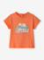 Boys' organic cotton T-shirt orange - vertbaudet enfant 