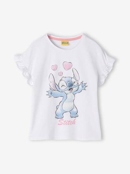 Girls' Lilo & Stitch cotton pyjama shorts sweet pink - vertbaudet enfant 