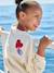 Sweatshirt with Iron-On Patches for Girls ecru - vertbaudet enfant 
