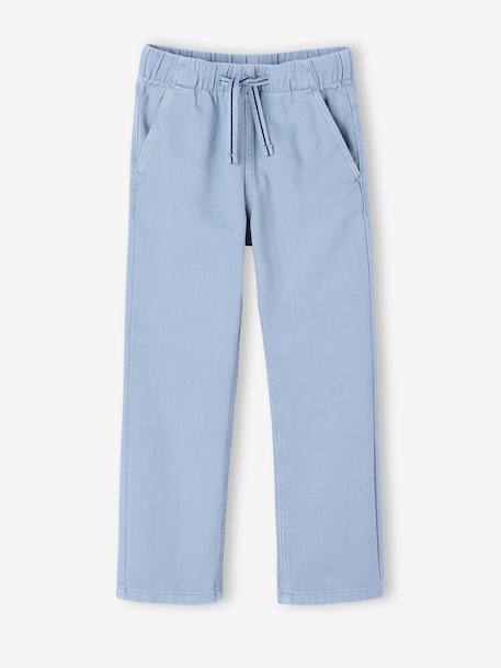 Easy-to-put-on fluid trousers for boys beige+medium blue+night blue+terracotta - vertbaudet enfant 