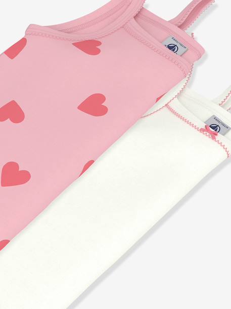 Pack of 2 tank tops for children by Petit Bateau white - vertbaudet enfant 
