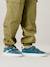Baskets enfant cuir scratchs bleu jean+lot bleu+lot vert+marine - vertbaudet enfant 