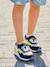 Synthetic Trainers for Children set blue - vertbaudet enfant 