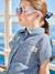 Striped girl's jumpsuit striped blue - vertbaudet enfant 