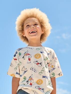 T-shirt garçon manches courtes - vertbaudet enfant Garçon-T-shirt, polo, sous-pull-T-shirt-T-shirt garçon manches courtes
