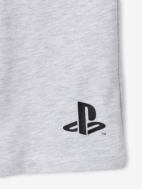 Boys' cotton pyjama shorts with PLAYSTATION logo black - vertbaudet enfant 