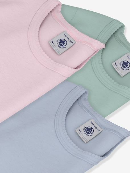 Pack of 3 PETIT BATEAU t-shirts white - vertbaudet enfant 