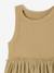 Girl's sleeveless dress khaki+old rose - vertbaudet enfant 