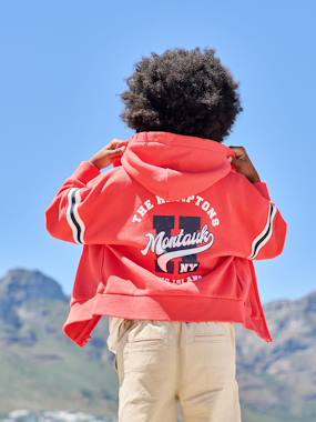 Boys-Cardigans, Jumpers & Sweatshirts-Sweatshirts & Hoodies-Boy's sweatshirt with placed motif