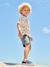 Short-Sleeved T-Shirt for Boys anthracite+ecru+white - vertbaudet enfant 